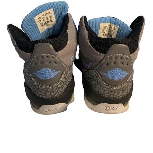 Jordan 2.5 TEAM GS BRED BASKETBALL SHOES Size Boy’s 7Y/Women's 8.5 Gray and Bl… - Picture 5 of 10